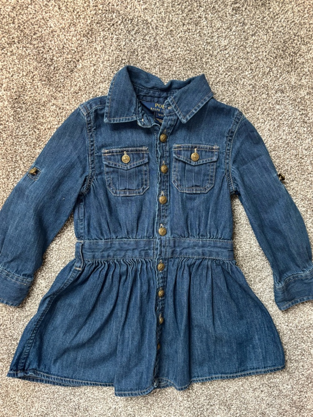 Polo by Ralph Lauren Dark Blue Denim Shirt Jacket